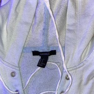 forever 21 cropped hoodie